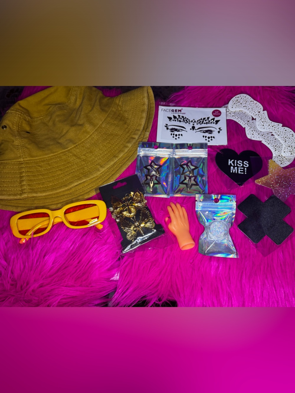 13 item rave music festival accessories bundle